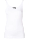 Dolce & Gabbana Fine-ribbed Tank Top In White