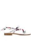 Ash Pattaya Sandals In White