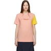 ANTON BELINSKIY ANTON BELINSKIY PINK AND YELLOW SIGNATURE T-SHIRT