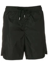 Moncler Elasticated Waist Shorts In Black