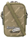 Readymade Mini Logo Messenger Pouch In Green