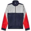 Nike + Martine Rose Colour-block Tech-jersey Track Jacket In 416blugry