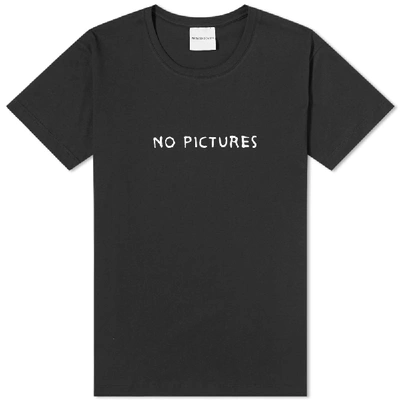Nasaseasons No Pictures T-shirt In Black