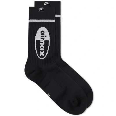 Nike Air Max Trainer Sock - 2 Pack In Black