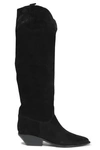 SIGERSON MORRISON SIGERSON MORRISON WOMAN TYRA SUEDE BOOTS BLACK,3074457345620200942