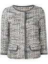 HERNO SHORT TWEED JACKET