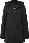 Canada Goose Avery Water Resistant Hooded Softshell Jacket In Black