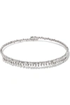 SUZANNE KALAN 18-KARAT WHITE GOLD DIAMOND CHOKER