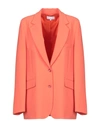 Patrizia Pepe Suit Jackets In Orange