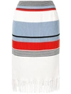 COOHEM STRIPED KNIT SKIRT