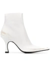 MM6 MAISON MARGIELA DISTRESSED ANKLE BOOTS