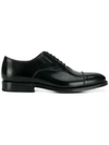 Green George Classic Oxford Shoes In Black