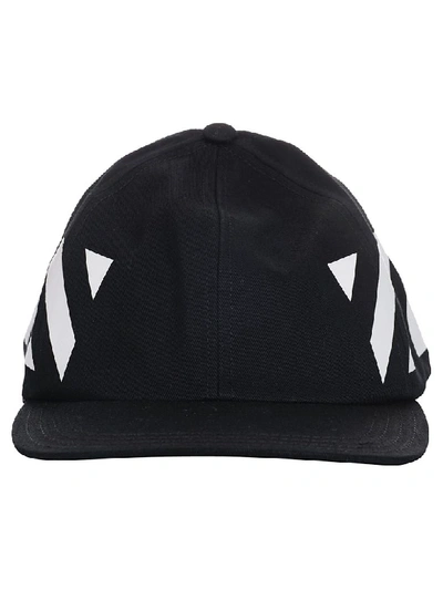 Off-white Baseball Cap In Black White