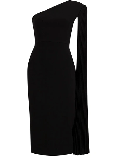 Alex Perry Lorin One-shoulder Dress - 黑色 In Black