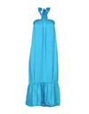 Twinset Midi Dresses In Azure