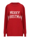 Alberta Ferretti Sweaters In Red