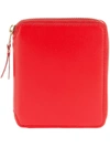 Comme Des Garçons Zip Around Wallet In Red