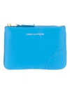 Comme Des Garçons Wallet Zipped Purse - Blue In Blue