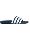 Adidas Originals Adidas 'adilette' Sliders - Blue In Blue