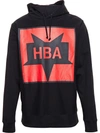 HOOD BY AIR LOGO PRINT HOODIE