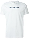 Aspesi Silenzio Print T-shirt In White