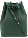 Mansur Gavriel Bucket Crossbody Bag - Green In Green