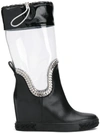 CASADEI GLASS RAIN BOOTS