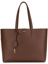 Saint Laurent Large Shopper Tote In Brown
