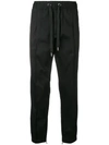 DOLCE & GABBANA LOGO STRIPE TRACK TROUSERS