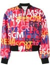 MSGM LOGO BOMBER JACKET