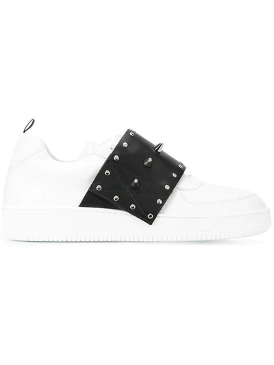 Red Valentino Red(v) Embellished Sneakers - 白色 In White