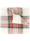 Forme D'expression Keith Tartan Scarf In Brown