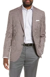 DAVID DONAHUE CONNOR CLASSIC FIT CHECK WOOL SPORT COAT,DD291123 472