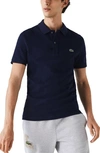 Lacoste Slim Fit Piqué Polo In Black
