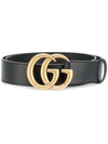 GUCCI GUCCI DOUBLE G BUCKLE BELT - BLACK