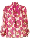 PINKO FLORAL PRINT BLOUSE