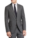 BRUNELLO CUCINELLI MEN'S BASIC RUSTIC WOOL SUIT,PROD142450041