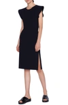 AKRIS PUNTO WAVE SHOULDER KNIT DRESS,309700734010