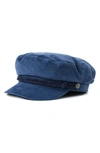 BRIXTON FIDDLER FISHERMAN CAP - BLUE,00004 NVYCD