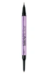 Urban Decay Brow Blade 2-in-1 Eyebrow Pen + Waterproof Pencil Cafe Kitty .01 oz In Caramel Kitty