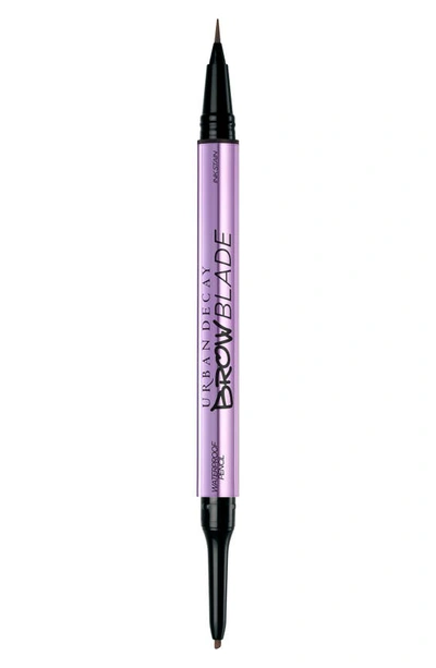 Urban Decay Brow Blade 2-in-1 Eyebrow Pen + Waterproof Pencil Cafe Kitty .01 oz / .4ml In Caramel Kitty