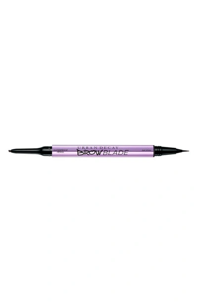 Urban Decay Brow Blade 2-in-1 Eyebrow Pen + Waterproof Pencil Dark Drapes .01 oz / .4ml