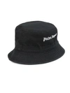 PALM ANGELS Embroidery Logo Bucket Hat