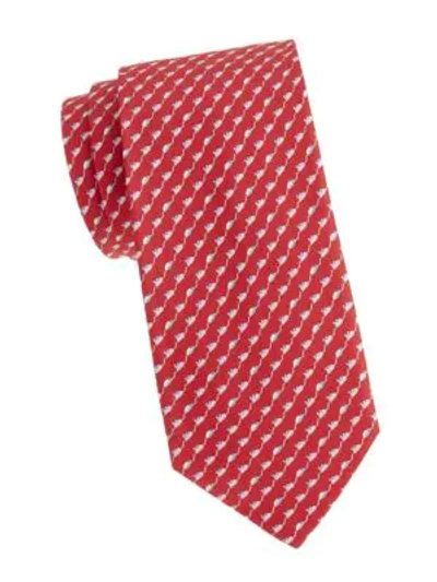 Ferragamo Mice Computer Mouse Classic Tie In Red