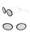 DIOR Dior Hypnotic 2 46MM Oval Sunglasses