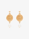 HOLLY RYAN GOLD-PLATED PICASSO FACE EARRINGS,HREAR17113523153