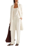 THE ROW THE ROW WOMAN FIRTH SILK-CREPE WIDE-LEG PANTS IVORY,3074457345618910901