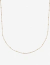 Monica Vinader 18ct Yellow Gold-plated Vermeil Silver Chain Necklace In Gold