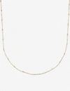 Monica Vinader 18ct Yellow Gold-plated Vermeil Silver Chain Necklace In Gold