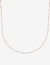 MONICA VINADER MONICA VINADER WOMENS ROSE GOLD 18CT ROSE-GOLD VERMEIL CHAIN NECKLACE,20319983